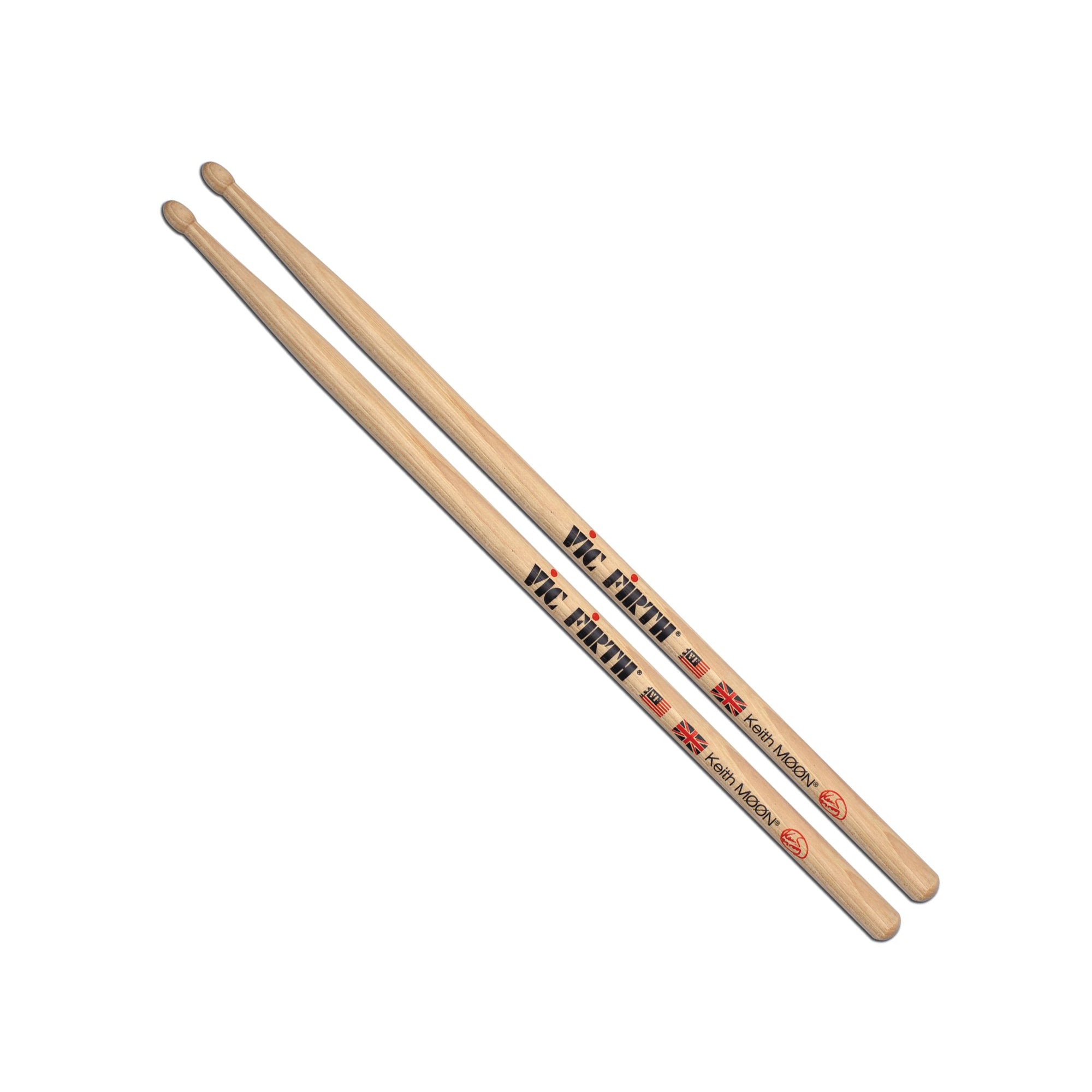 vic-firth-signature-keith-moon-baguettes-batterie-bois image 1