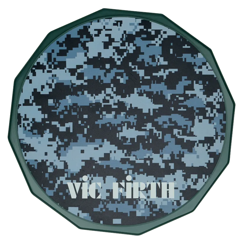 vic-firth-american-classic-digital-camo-pad-batterie-6-pouces-silicone image 1