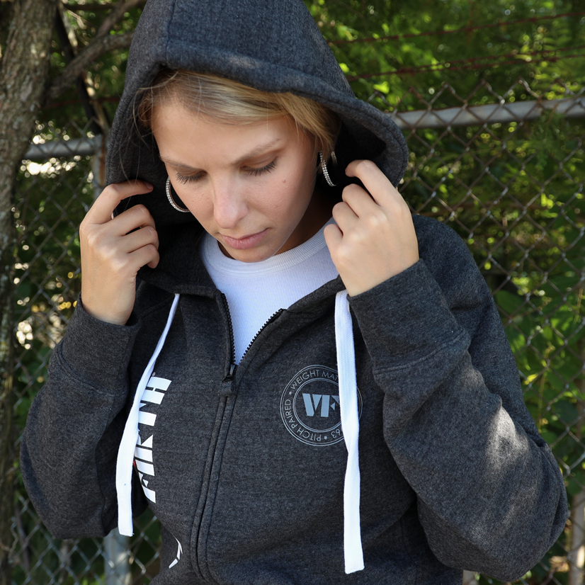 vic-firth-american-classic-sweat-capuche-zipp-l-gris image 7