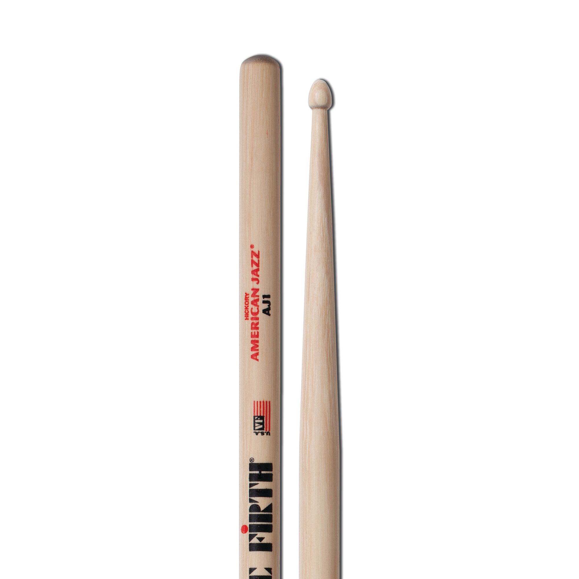 vic-firth-american-jazz-aj1-baguettes-batterie-bois image 4