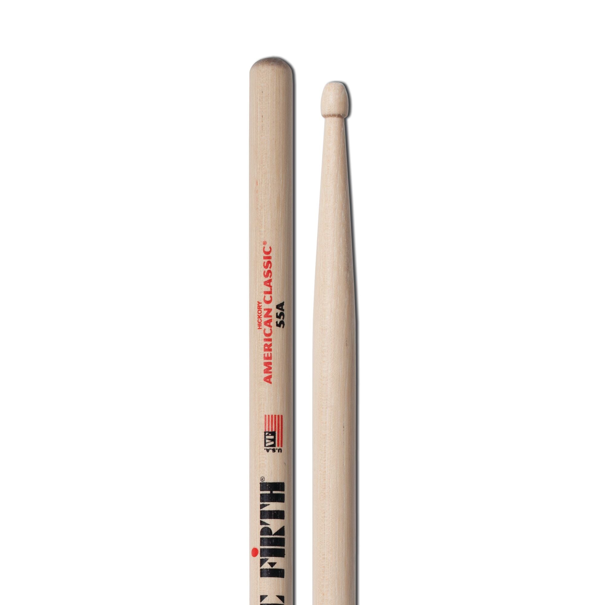 vic-firth-american-classic-55a-baguettes-batterie-hickory image 4