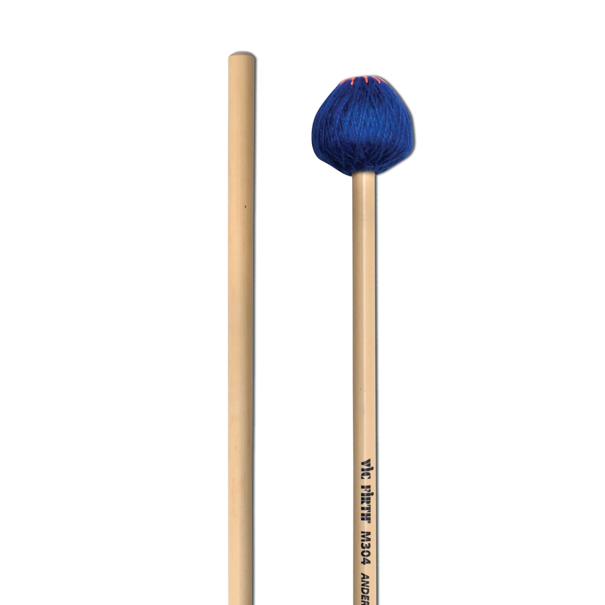 vic-firth-anders-astrand-m304-maillets-clavier-dur-bleu image 4