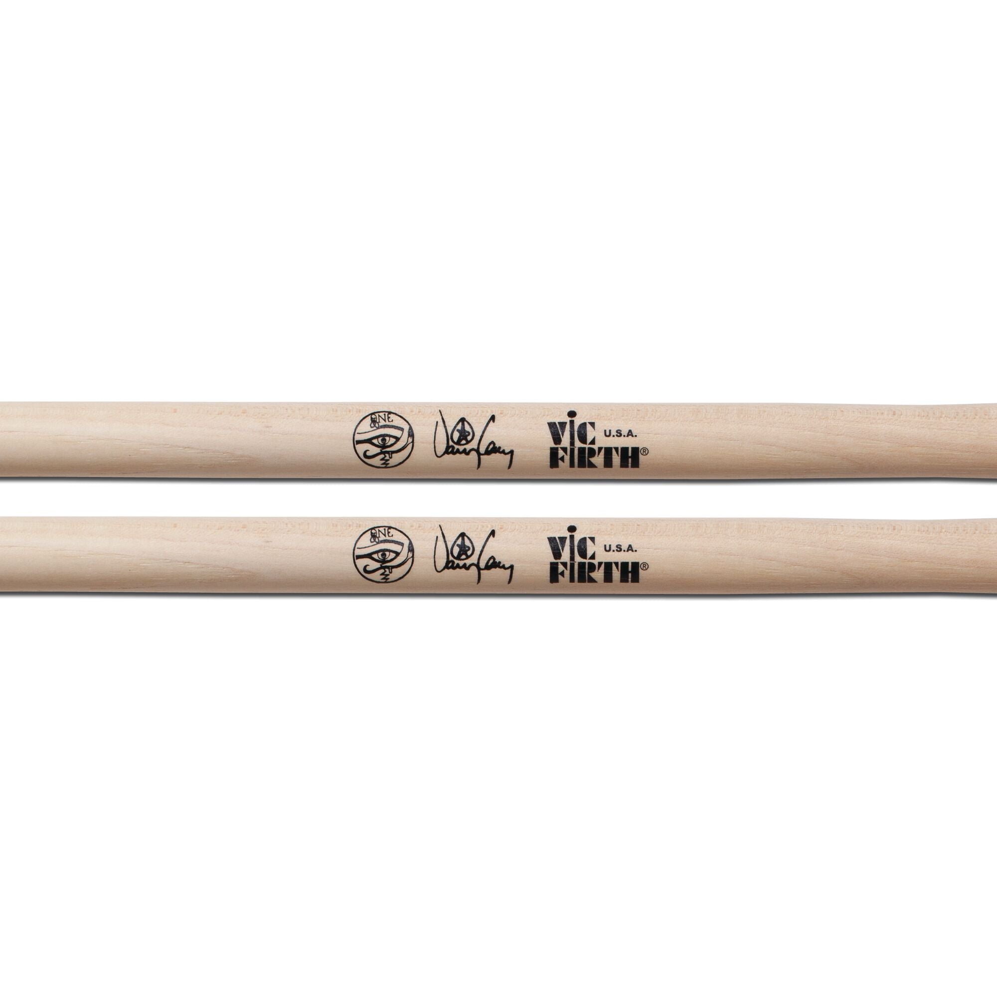 vic-firth-signature-danny-carey-baguettes-batterie-olive-bois image 2