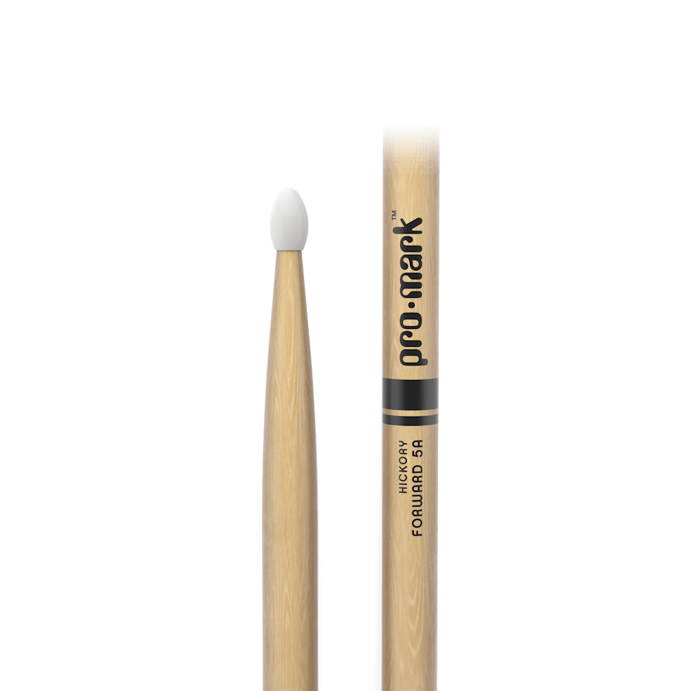 promark-forward-classic-5a-baguettes-batterie-nylon-hickory image 2