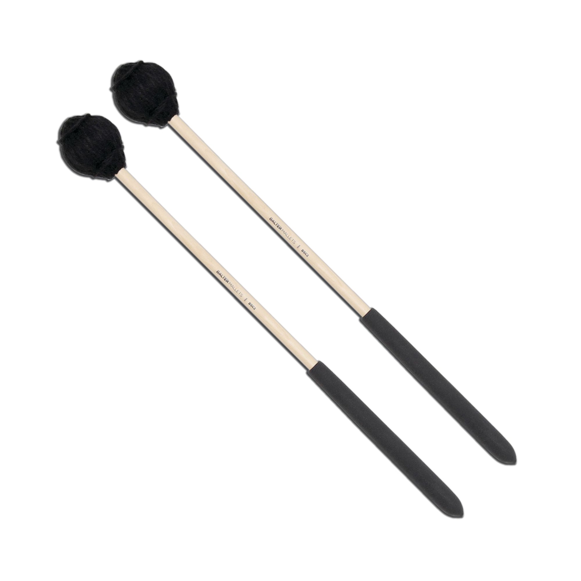vic-firth-balter-bsc2-mailloches-cymbales-fil-noir-medium-soft image 1