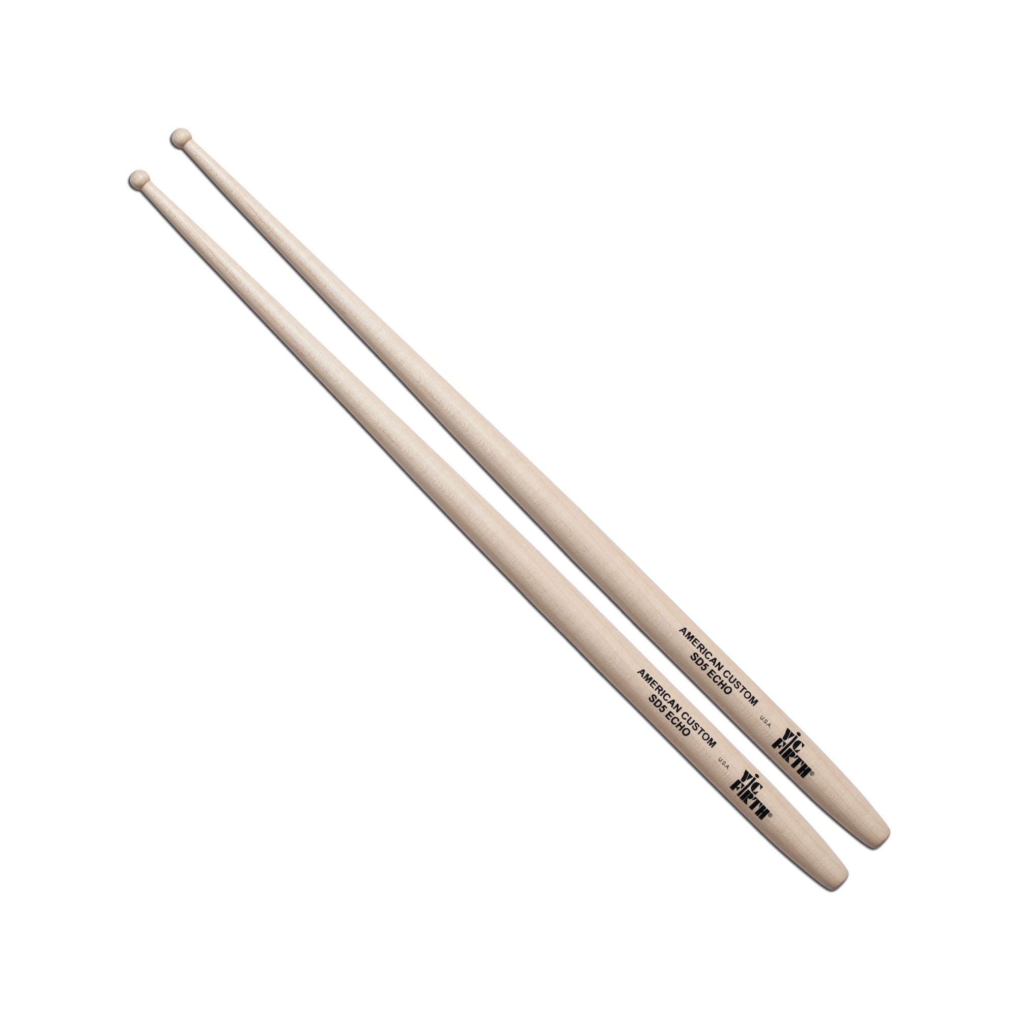 vic-firth-american-custom-sd5-echo-baguettes-batterie image 1