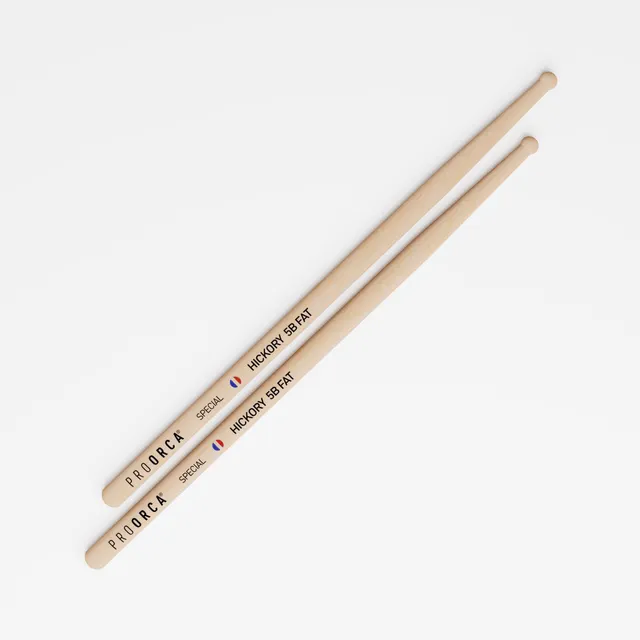 pro-orca-special-5b-fat-baguettes-batterie-hickory-metal image 1