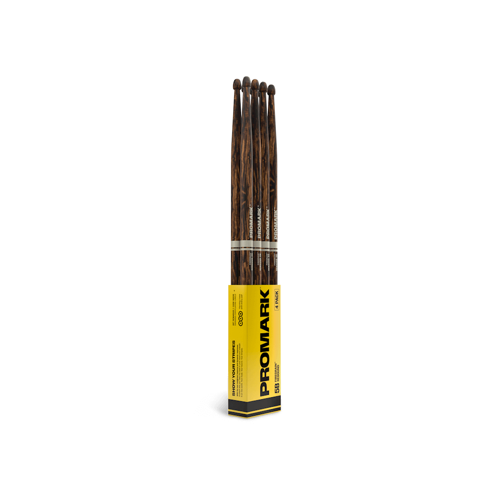 promark-firegrain-rebound-5b-baguettes-batterie-hickory image 4