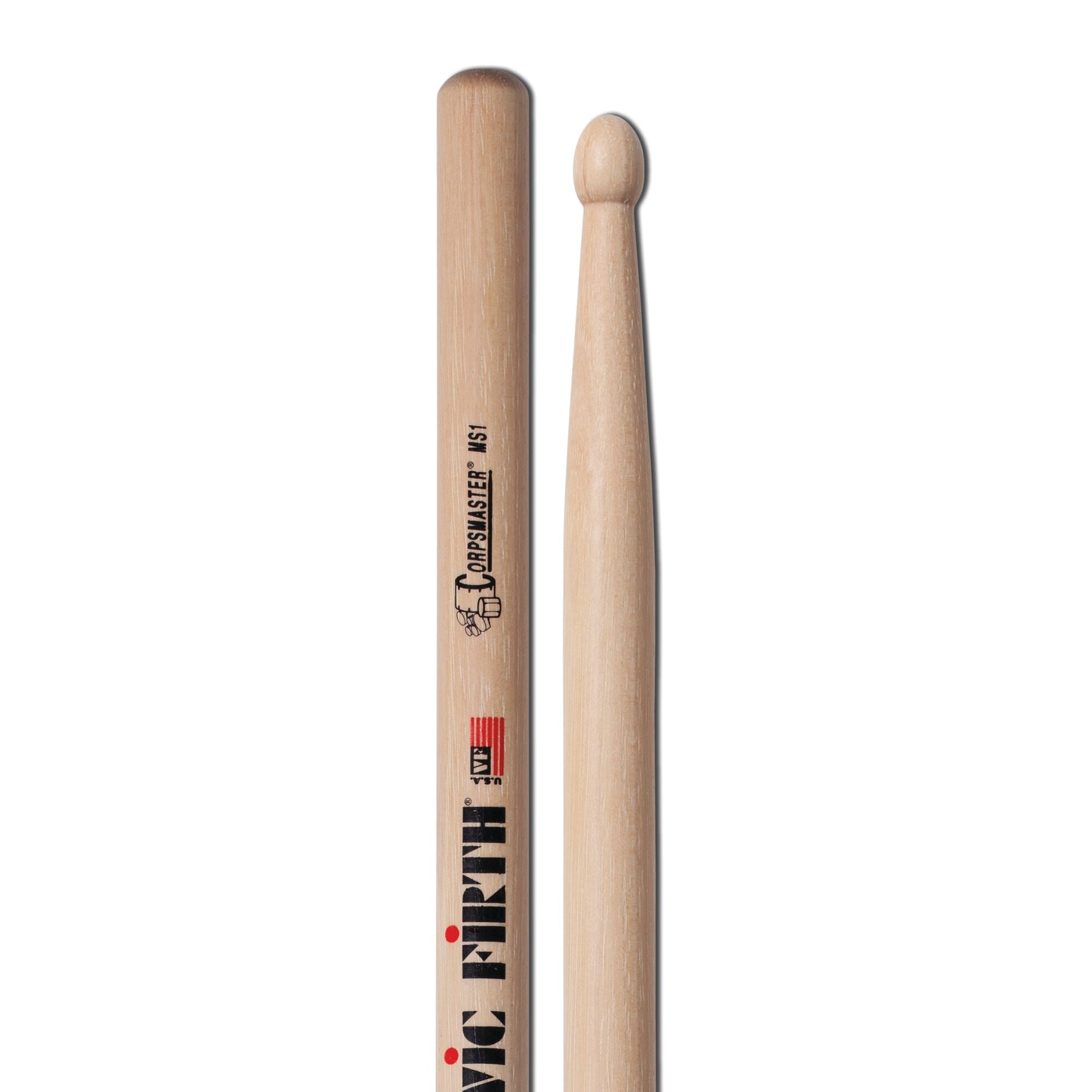 vic-firth-corpsmaster-ms1-baguettes-caisse-claire-olive-bois image 4