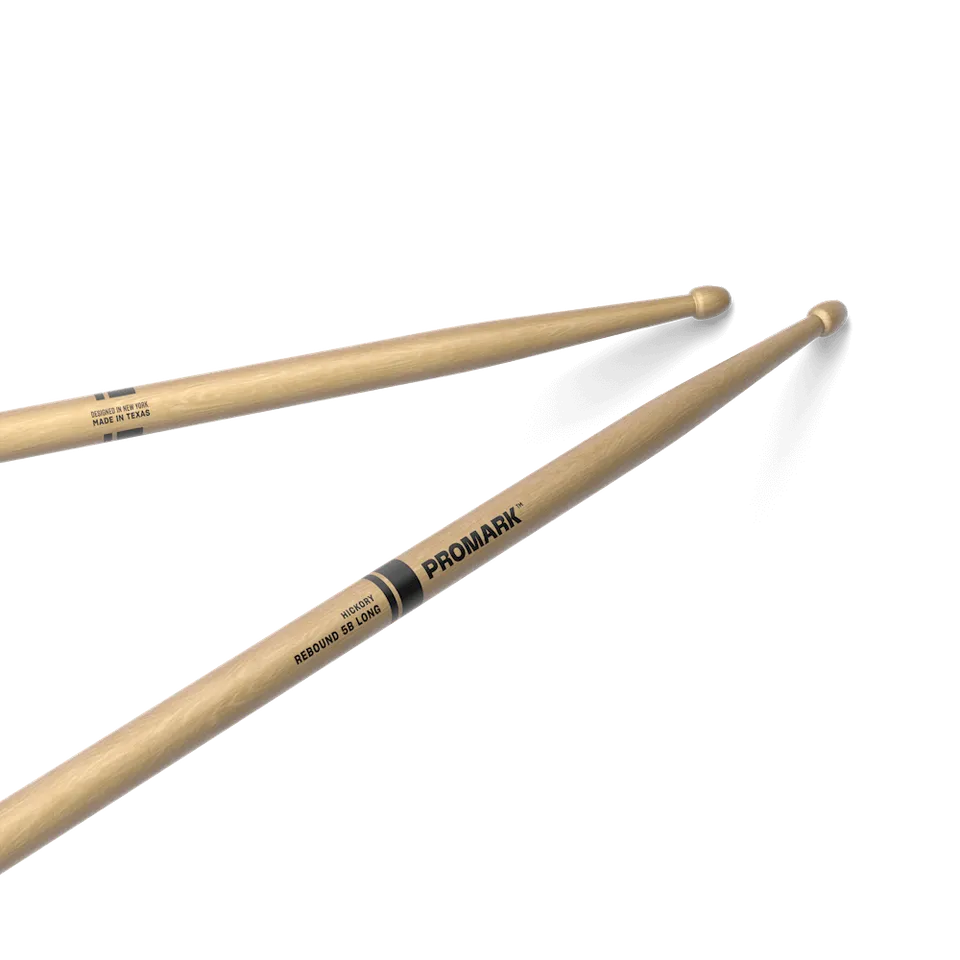 promark-rebound-5b-long-baguettes-batterie-hickory image 1