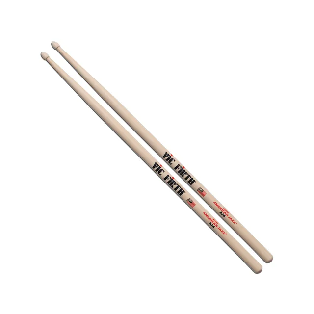 vic-firth-american-jazz-aj4-baguettes-batterie-hickory image 1
