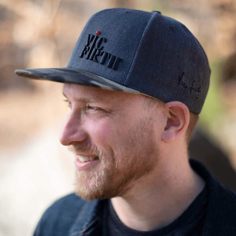vic-firth-american-classic-casquette-snapback-gris-camo image 5