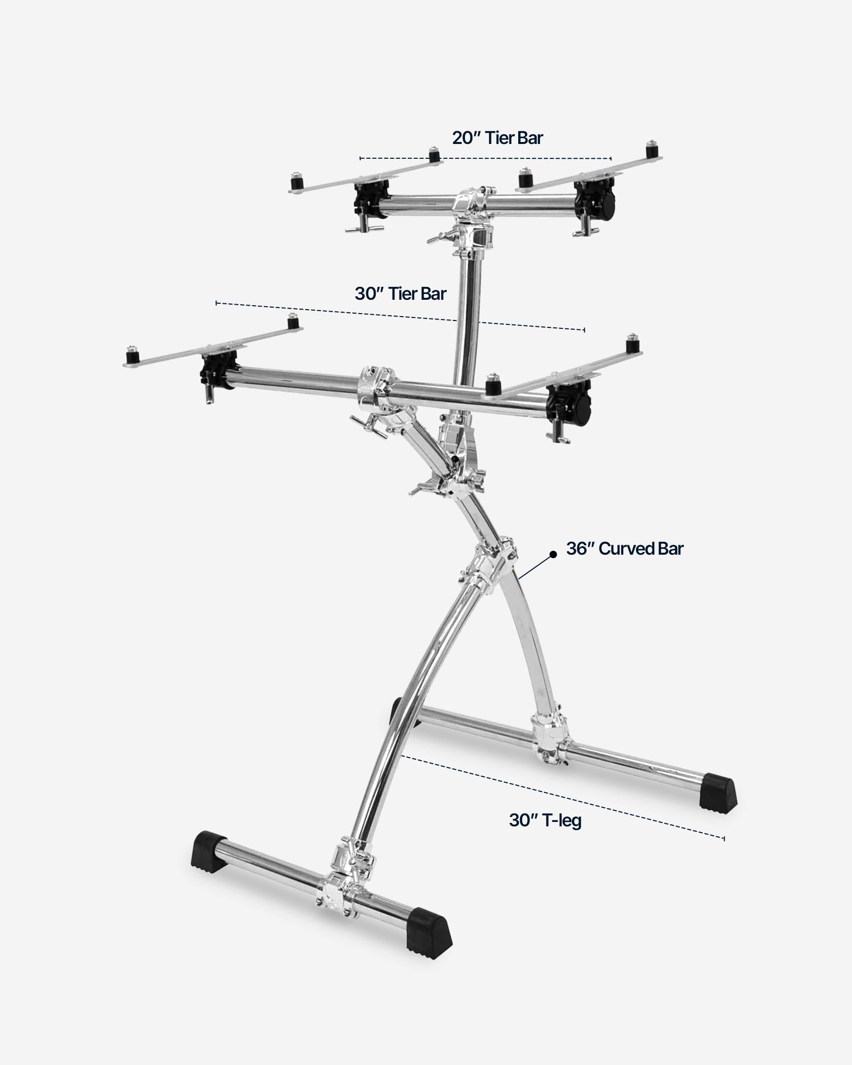 gibraltar-6000-series-keytree-stand-clavier-2-niveaux-76-touches image 4