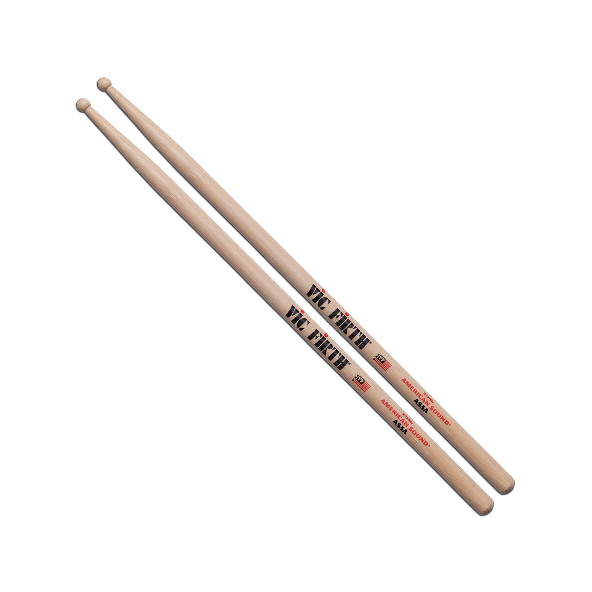 vic-firth-american-sound-5a-baguettes-batterie-pointe-olive image 1