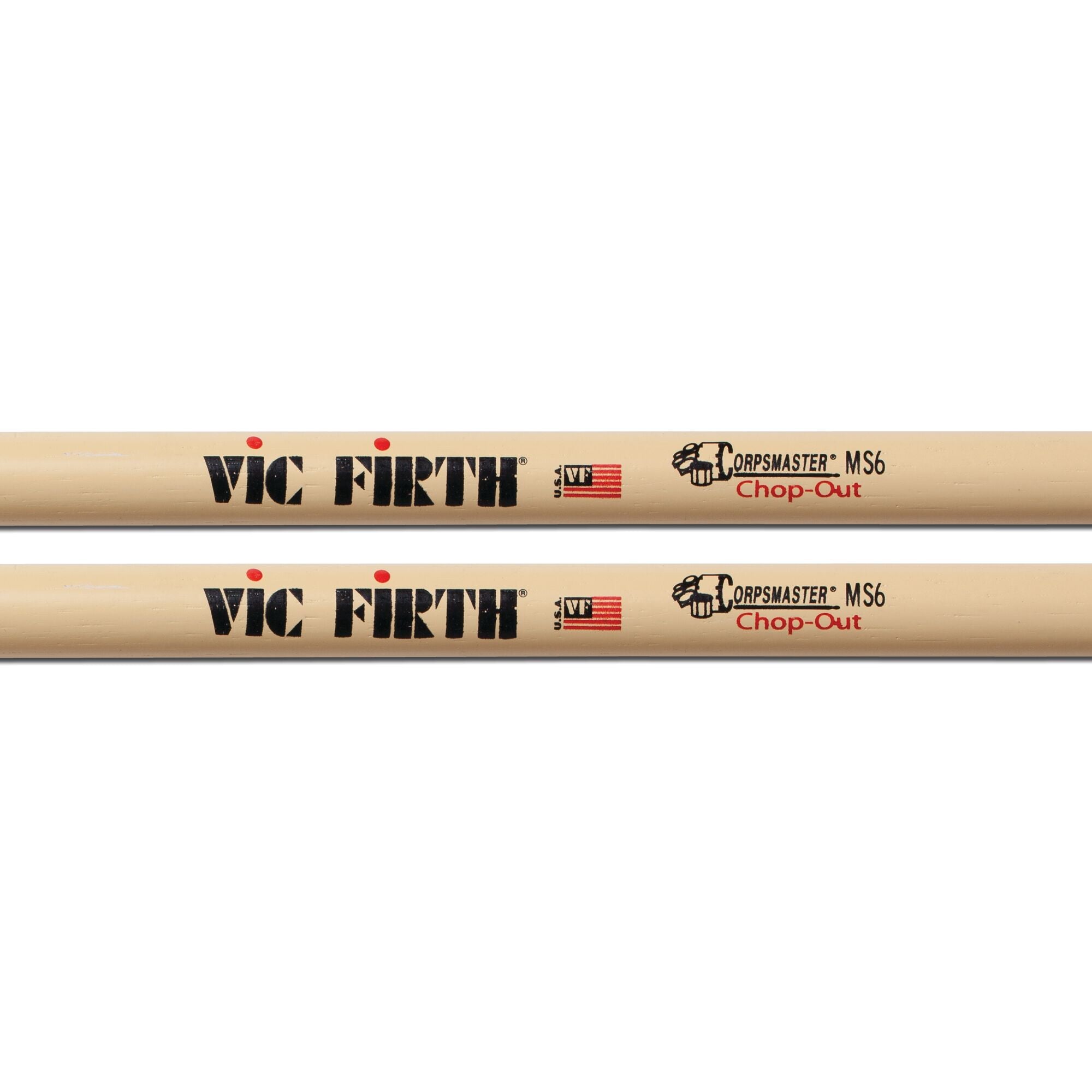 vic-firth-corpsmaster-snare-chop-out-baguettes-caisse-claire image 2