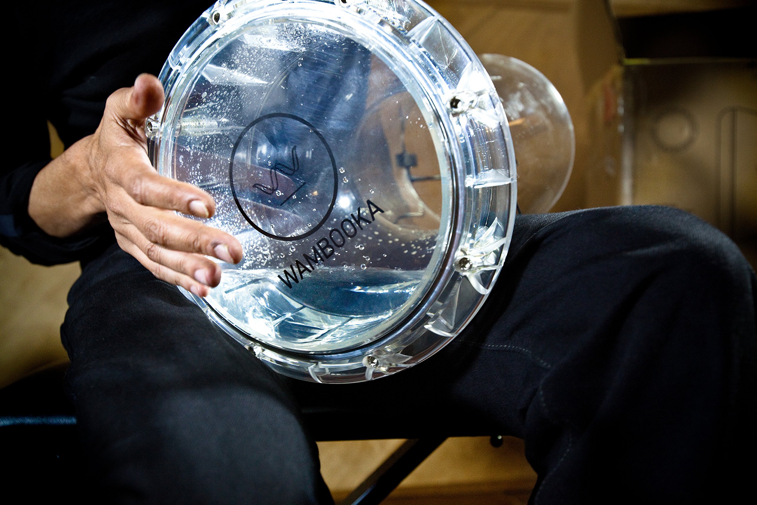 wambooka-diamond-darbuka-transparente-polycarbonate-avec-sac image 2