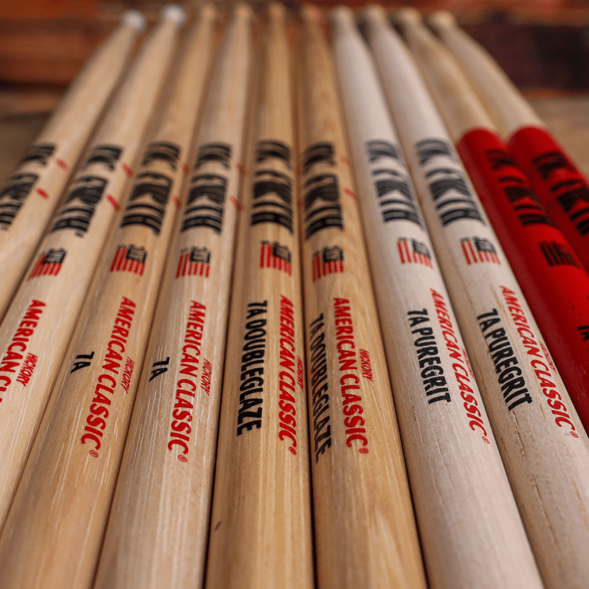 vic-firth-american-classic-7a-baguettes-batterie-pointe-nylon image 6