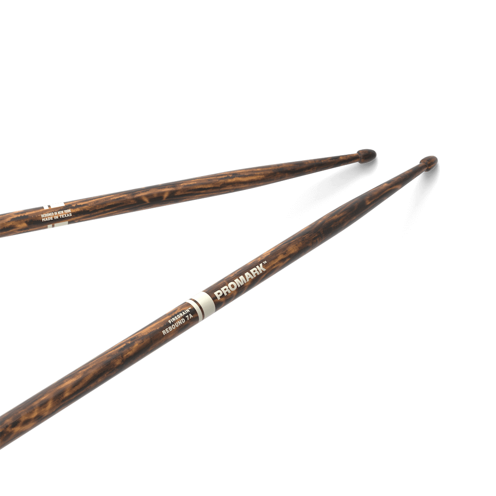 promark-firegrain-rebound-7a-baguettes-batterie-hickory image 1