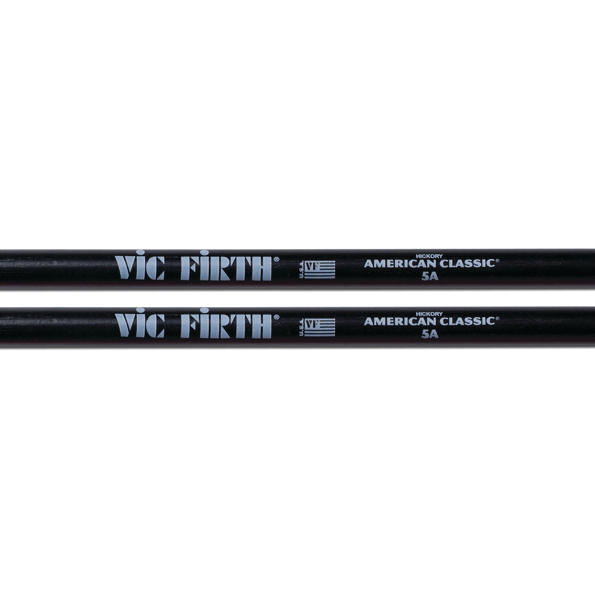 vic-firth-american-classic-5a-baguettes-batterie-noires-olive-bois image 2
