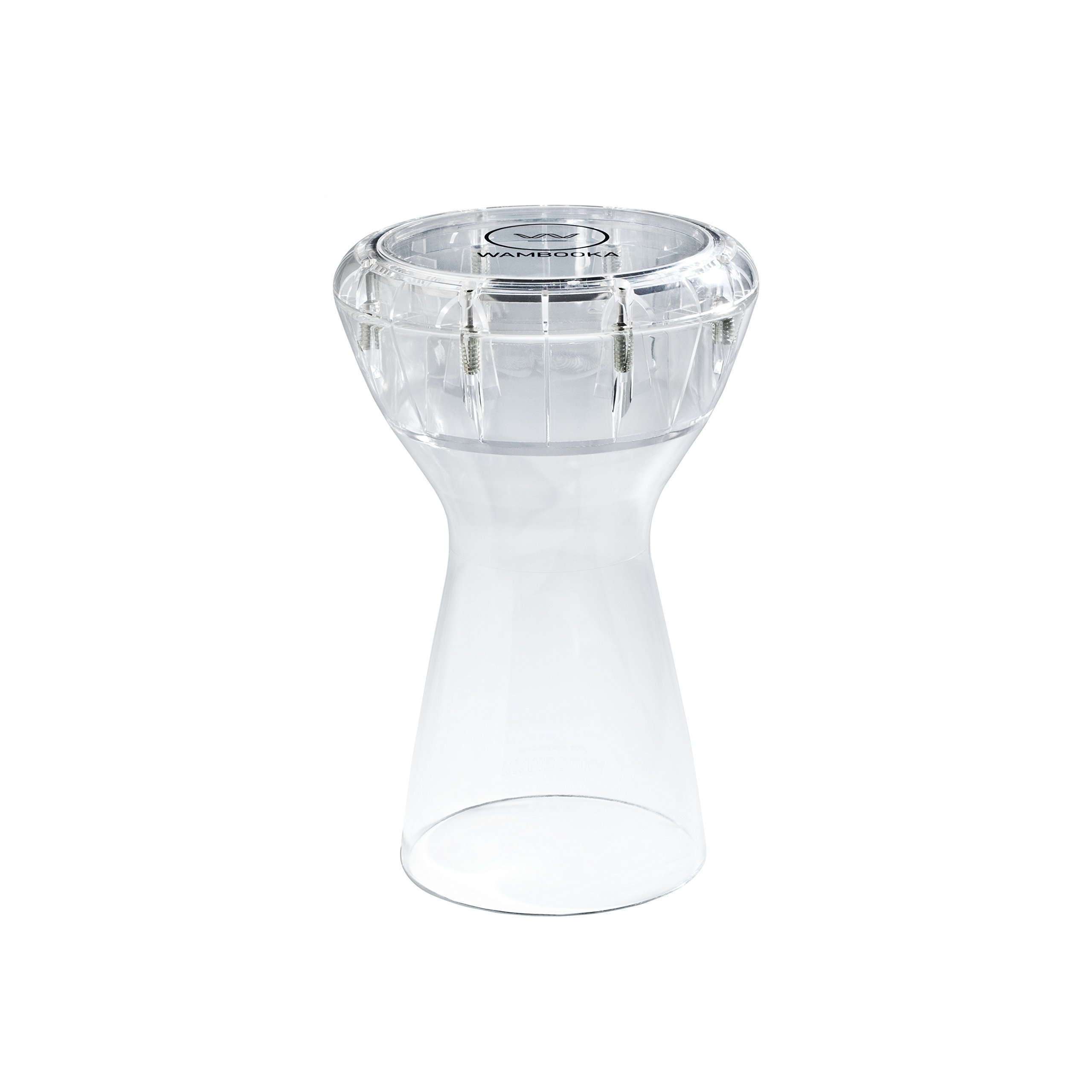 wambooka-diamond-darbuka-transparente-polycarbonate-avec-sac image 1