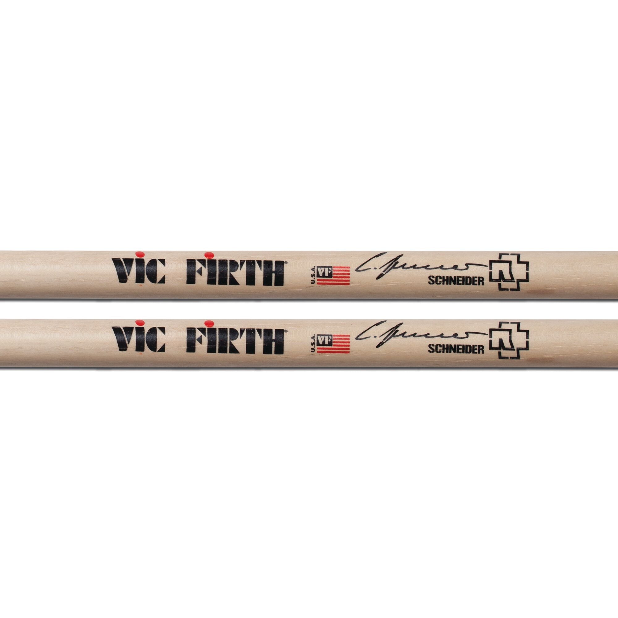 vic-firth-signature-christoph-schneider-baguettes-batterie-hickory image 2