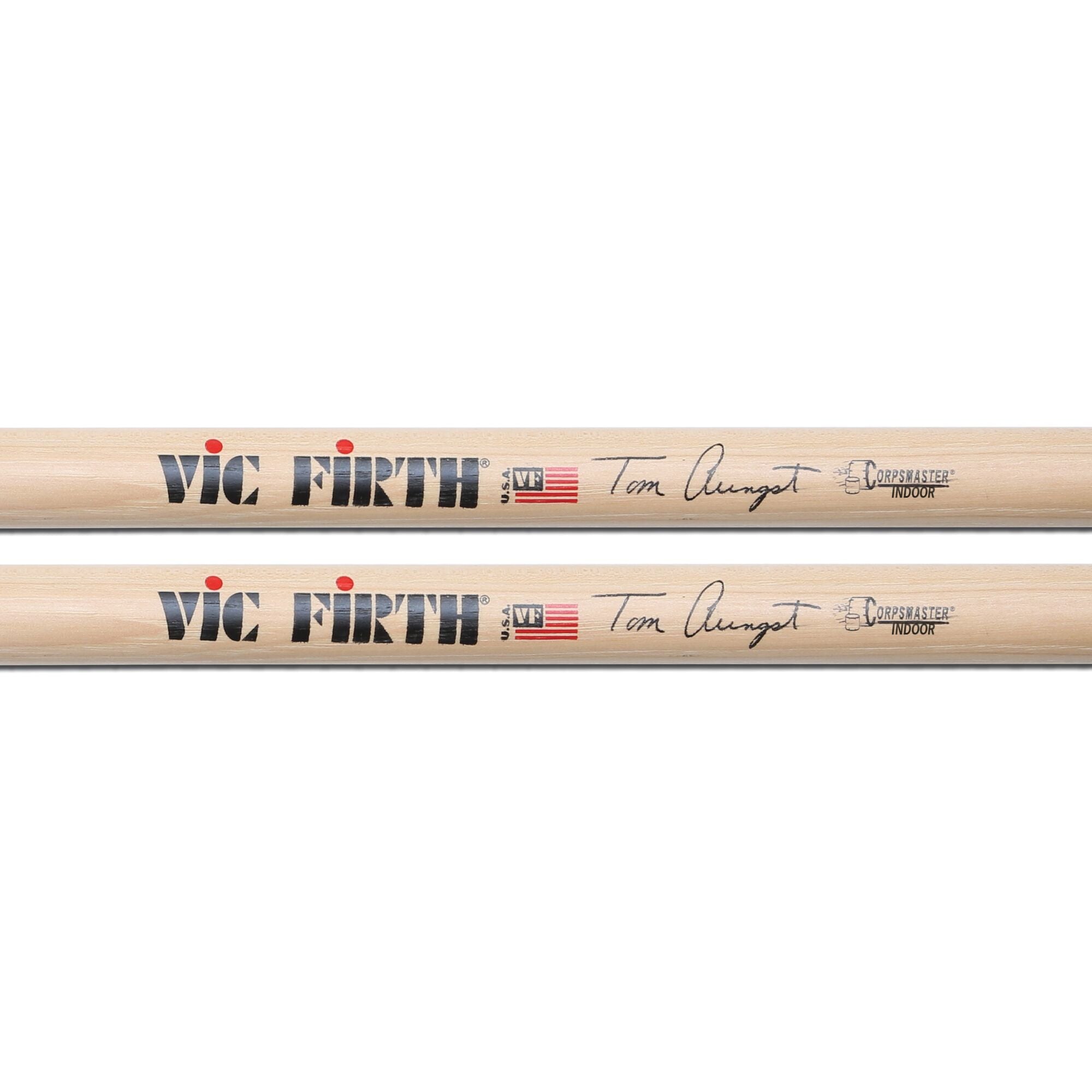 vic-firth-corpsmaster-tom-aungst-baguettes-indoor-caisse-claire image 2