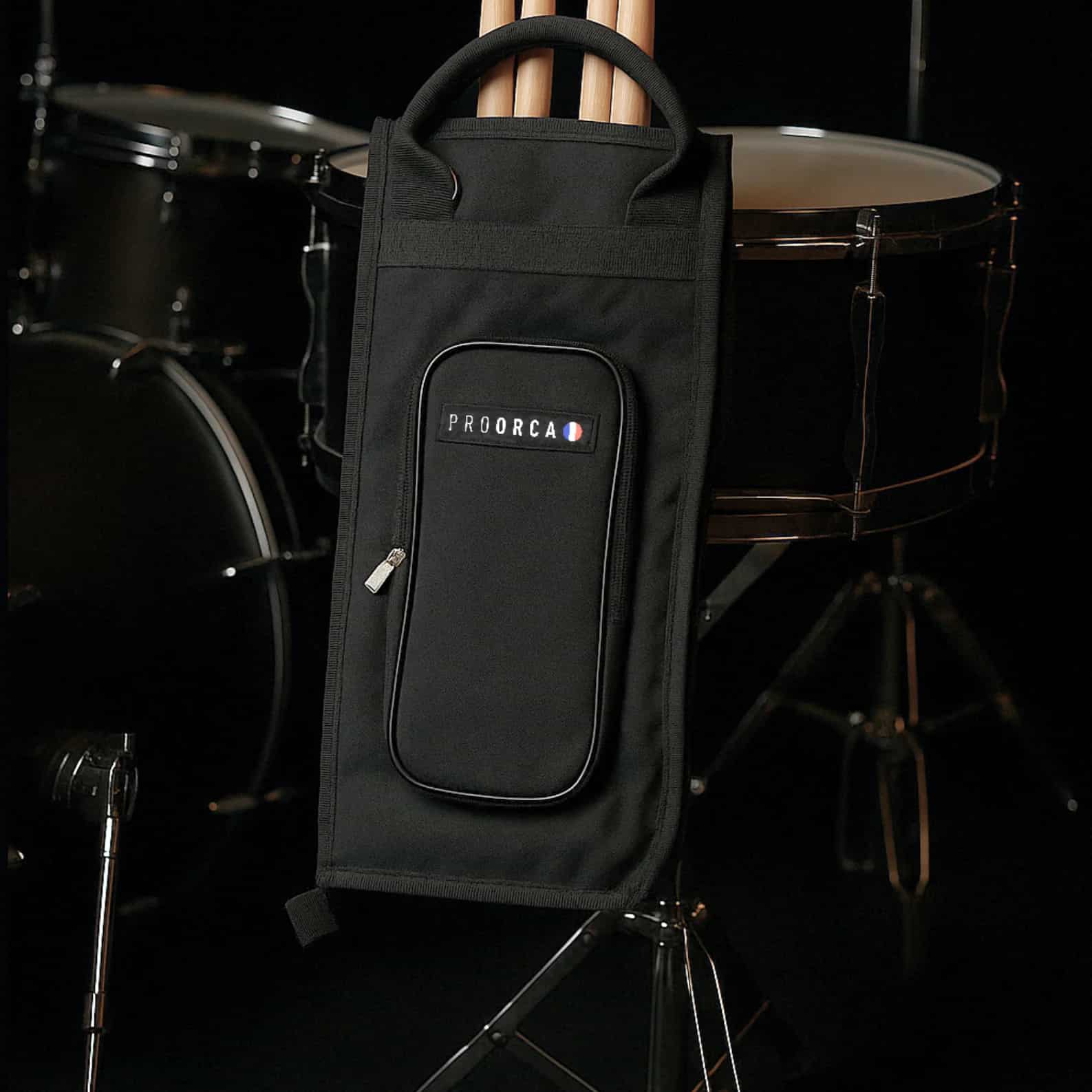 pro-orca-accessoires-housse-baguettes-batterie-noire-35x43-cm image 1