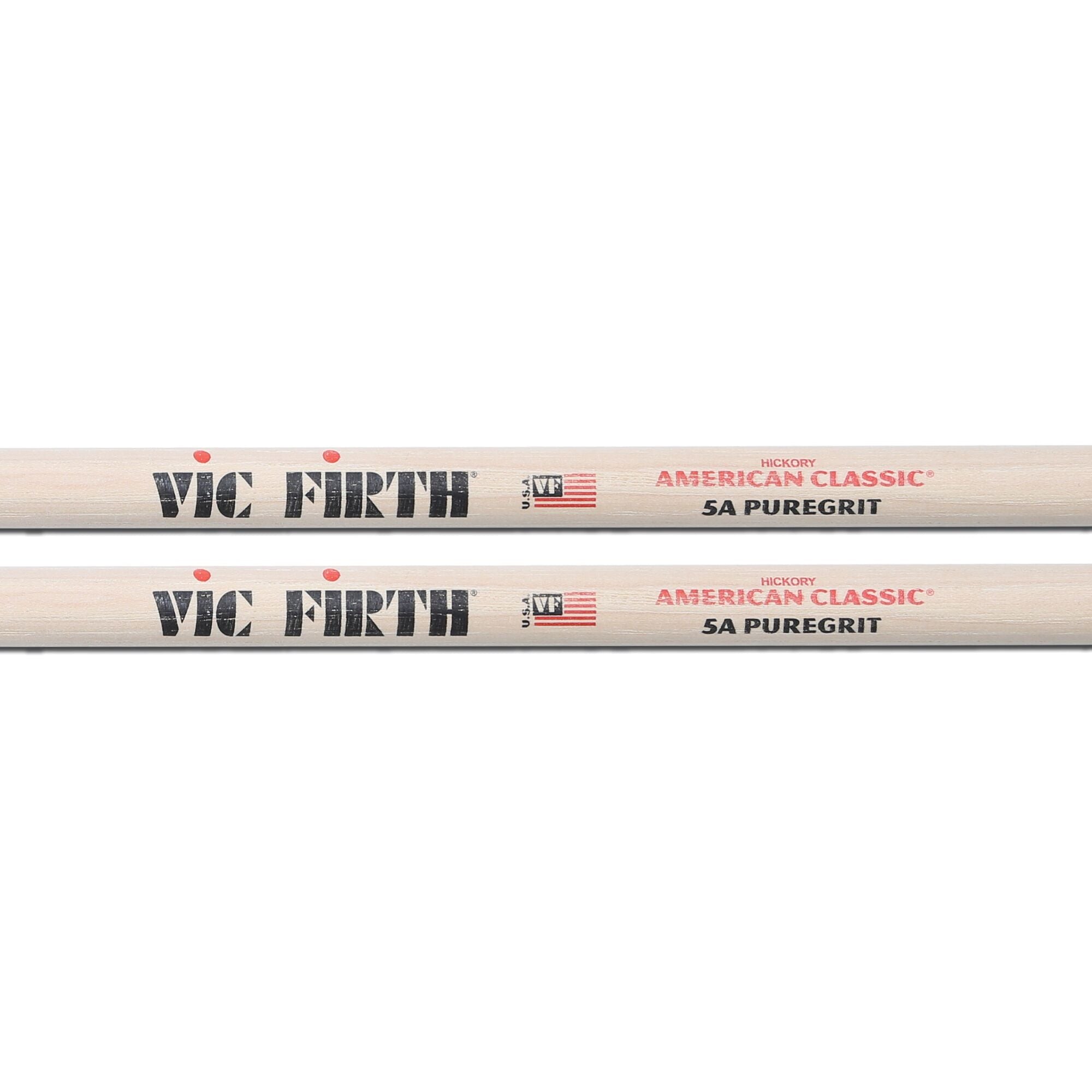 vic-firth-american-classic-5a-puregrit-baguettes-grip-naturel image 2
