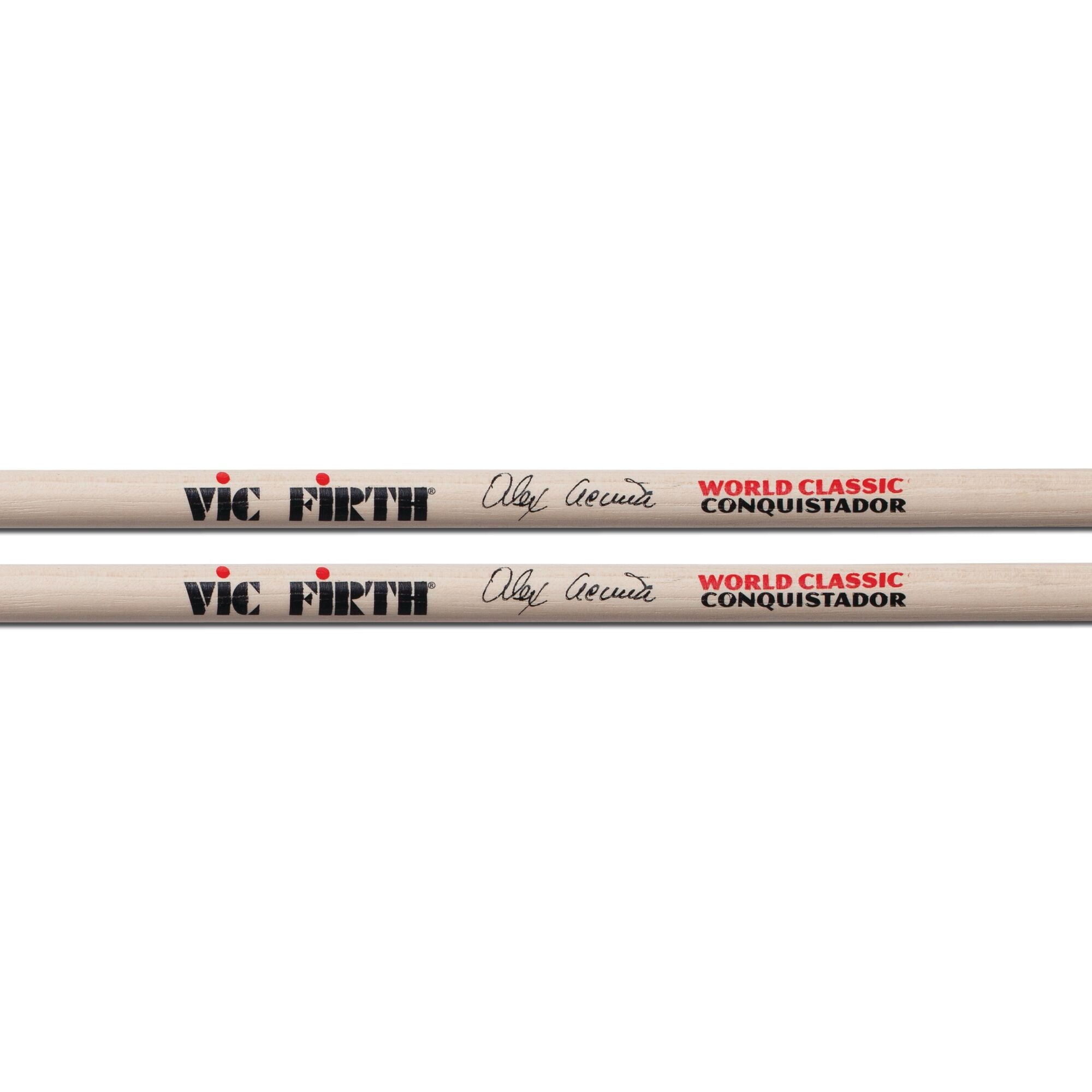 vic-firth-world-classic-alex-acu-a-clear-conquistador-baguettes-timbales image 2