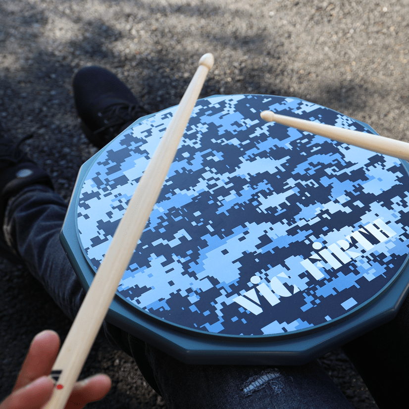 vic-firth-american-classic-digital-camo-pad-batterie-6-pouces-silicone image 4