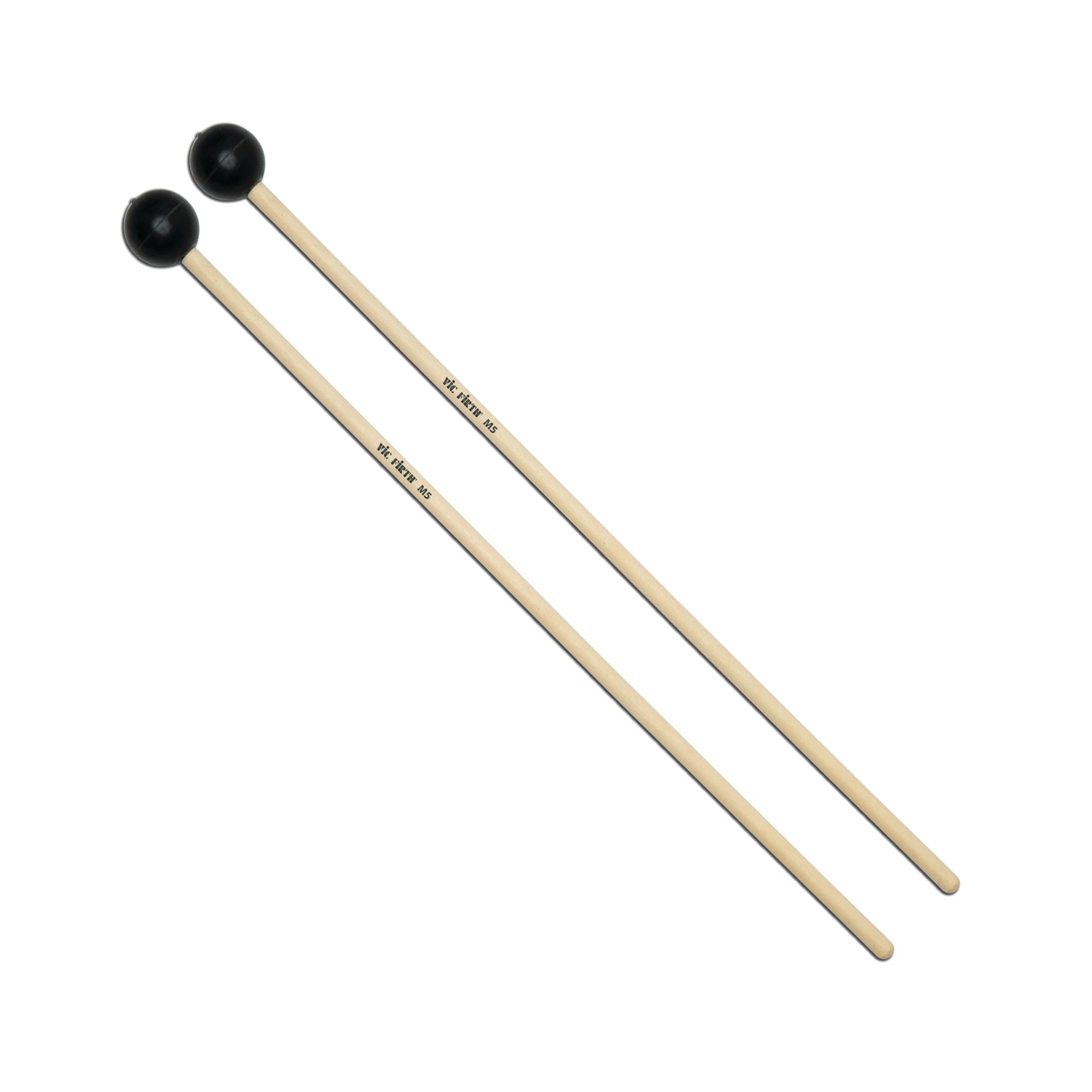 vic-firth-american-custom-m5-mailloche-clavier-caoutchouc-noir image 1