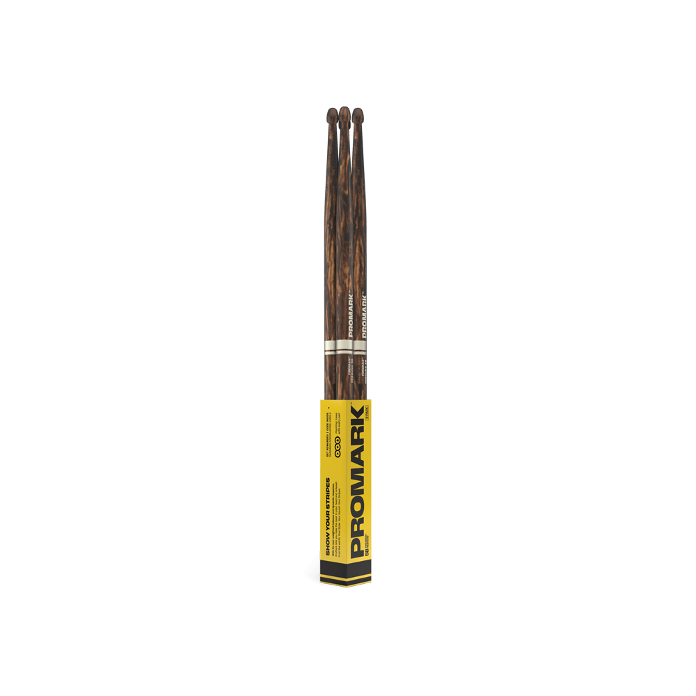 promark-firegrain-rebound-5b-baguettes-batterie-hickory image 2