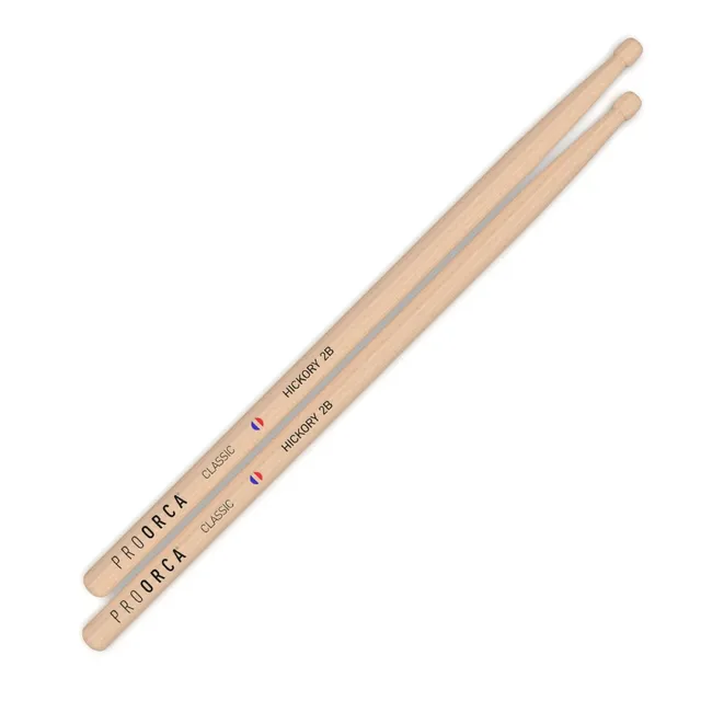 pro-orca-classic-2b-drumsticks-hickory-baguettes-batterie image 1