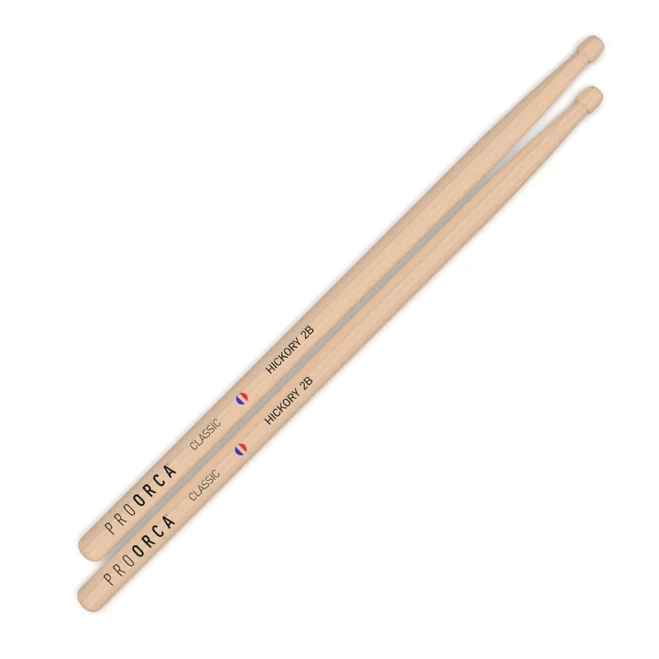 pro-orca-classic-2b-drumsticks-hickory-baguettes-batterie image 1