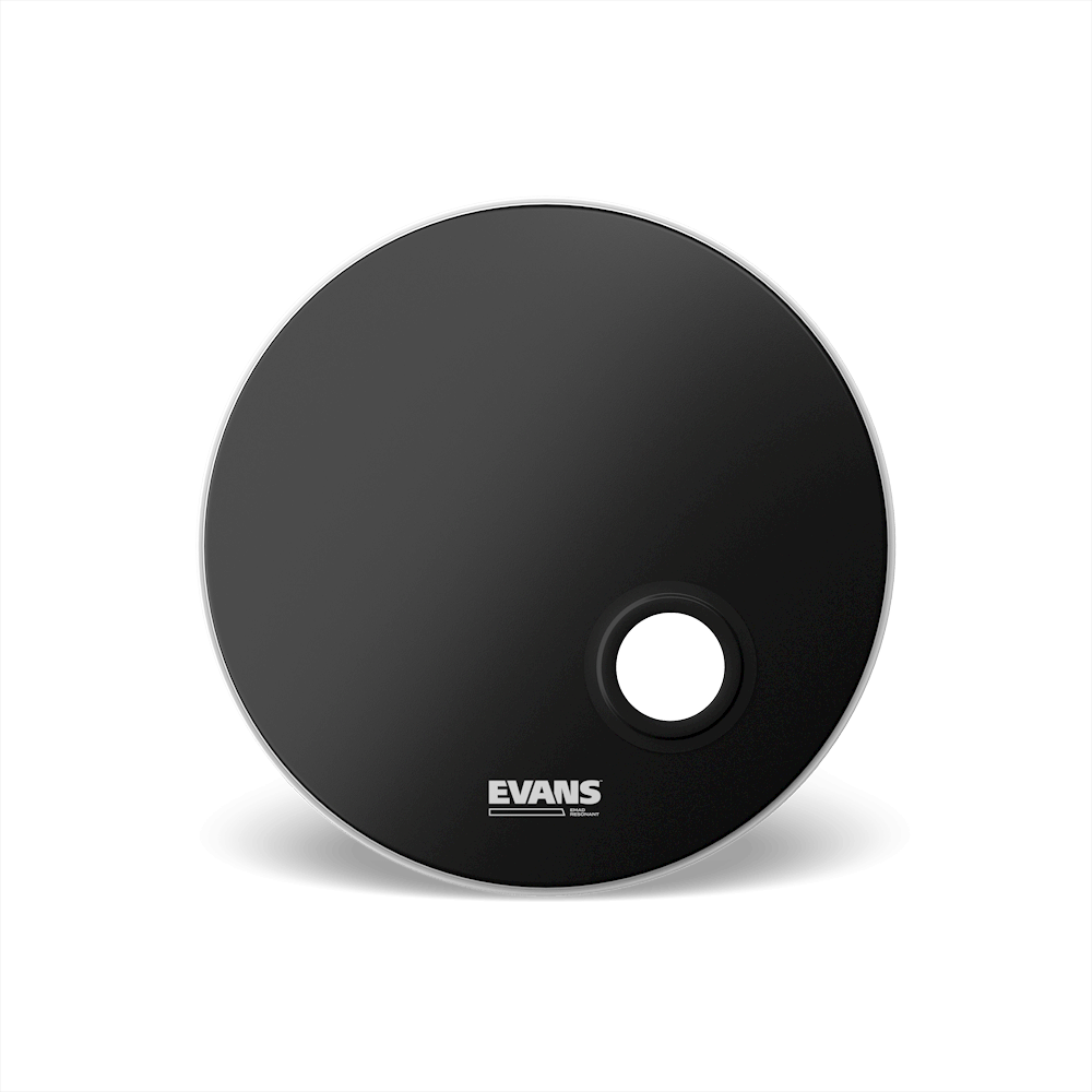 evans-emad-peau-r-sonante-grosse-caisse-noire-1-pli-trou-micro image 1