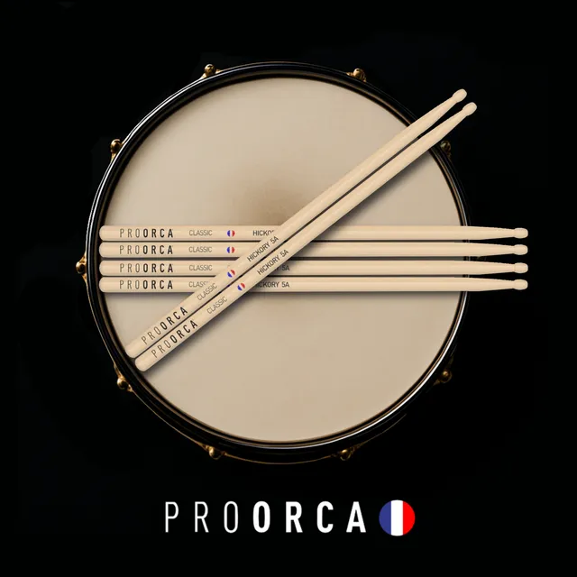 pro-orca-classic-5a-baguettes-batterie-hickory-x3-paires image 1