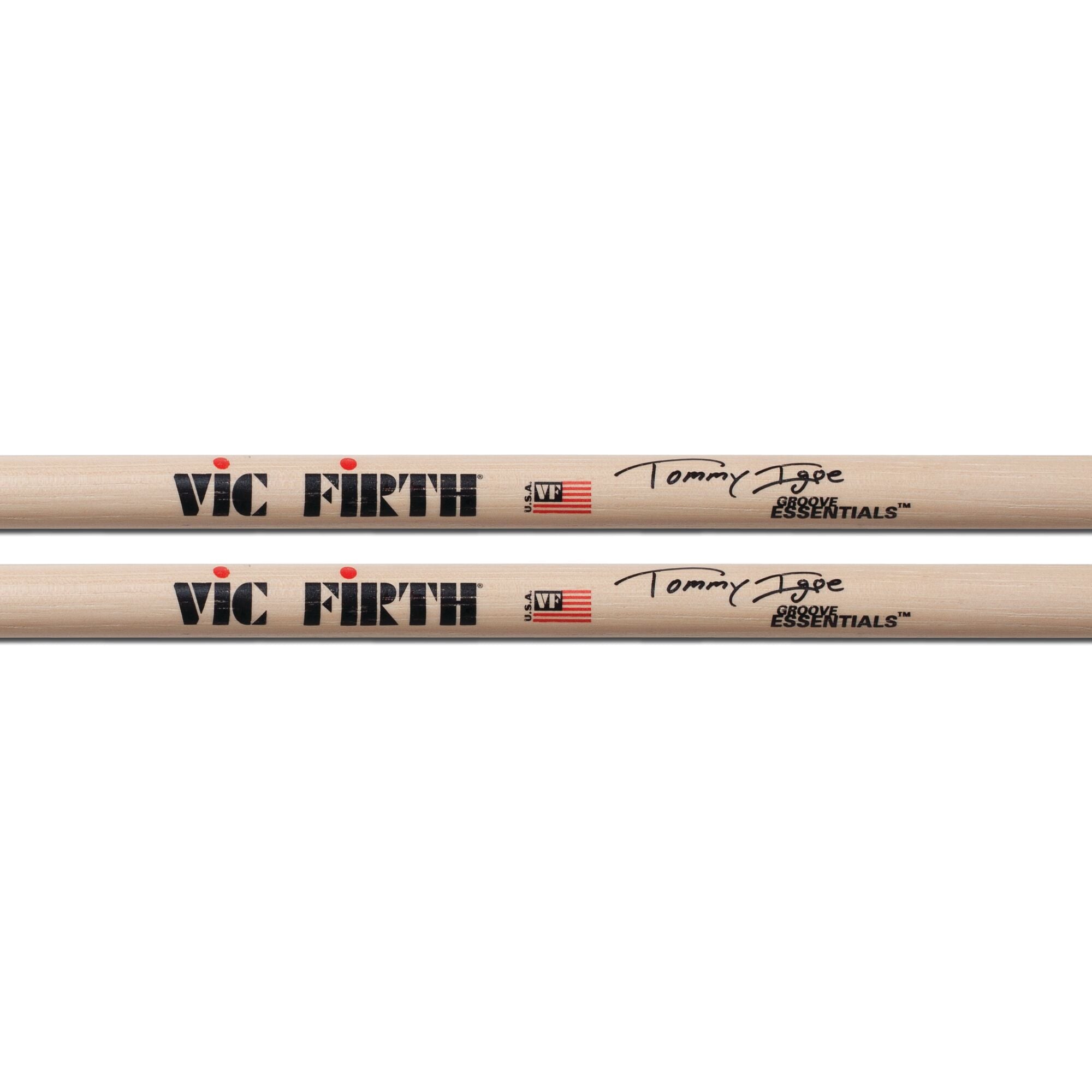 vic-firth-signature-tommy-igoe-baguettes-batterie-pointe-taj-mahal image 2