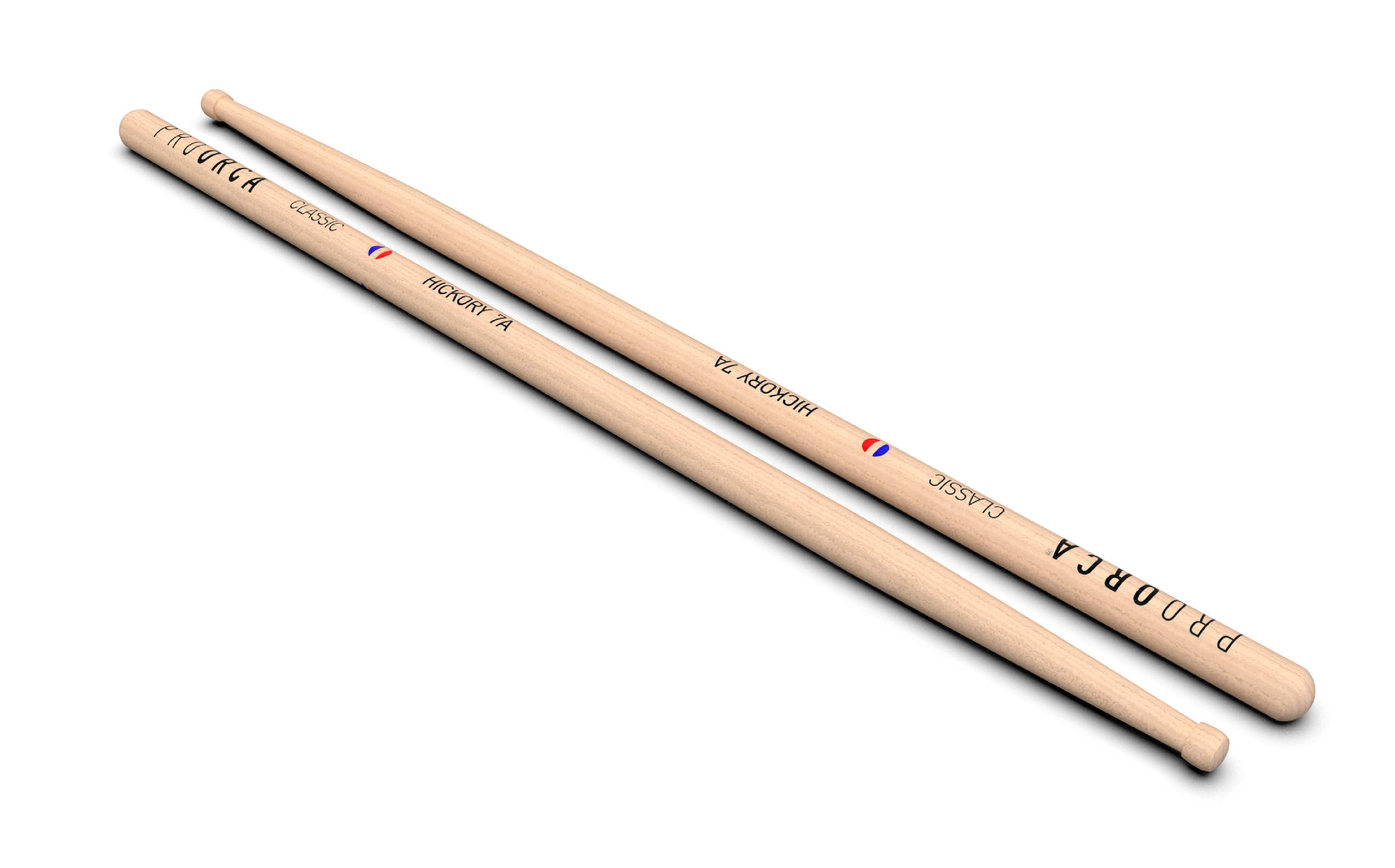 pro-orca-classic-7a-baguettes-batterie-hickory-lot-3-paires image 6