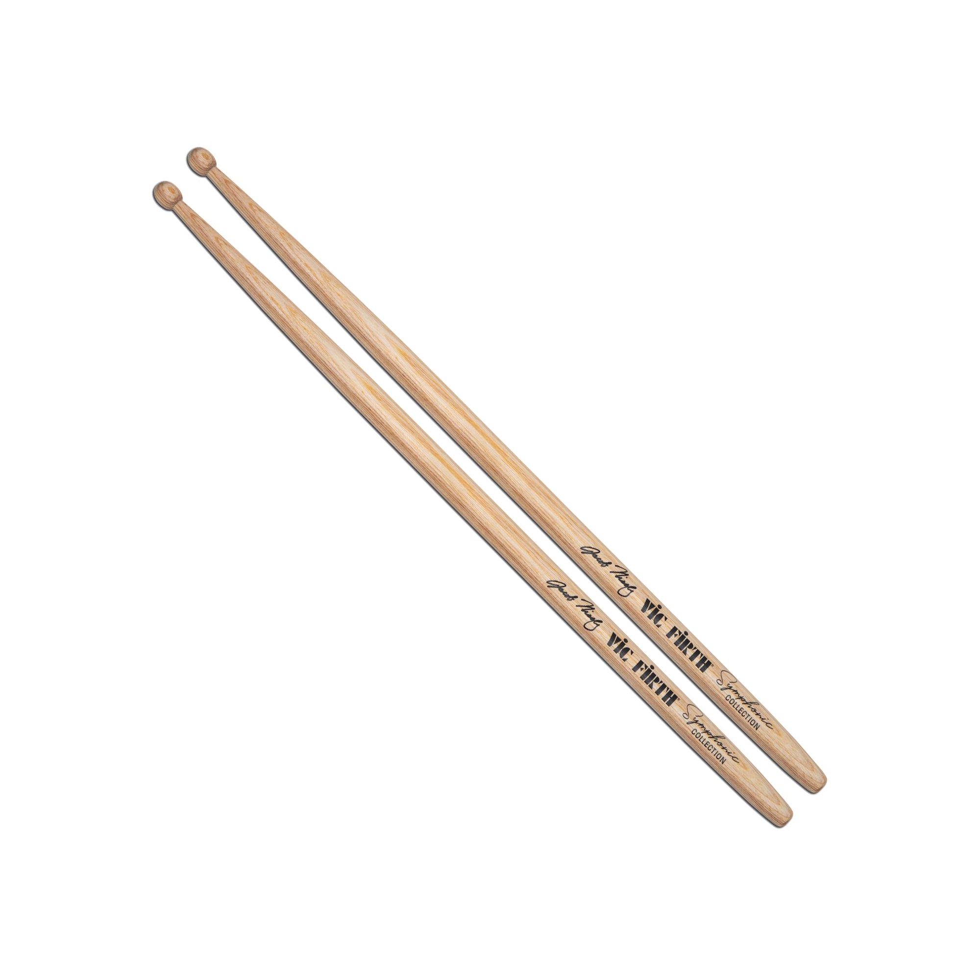vic-firth-symphonic-jake-nissly-baguettes-caisse-claire-bouleau image 1