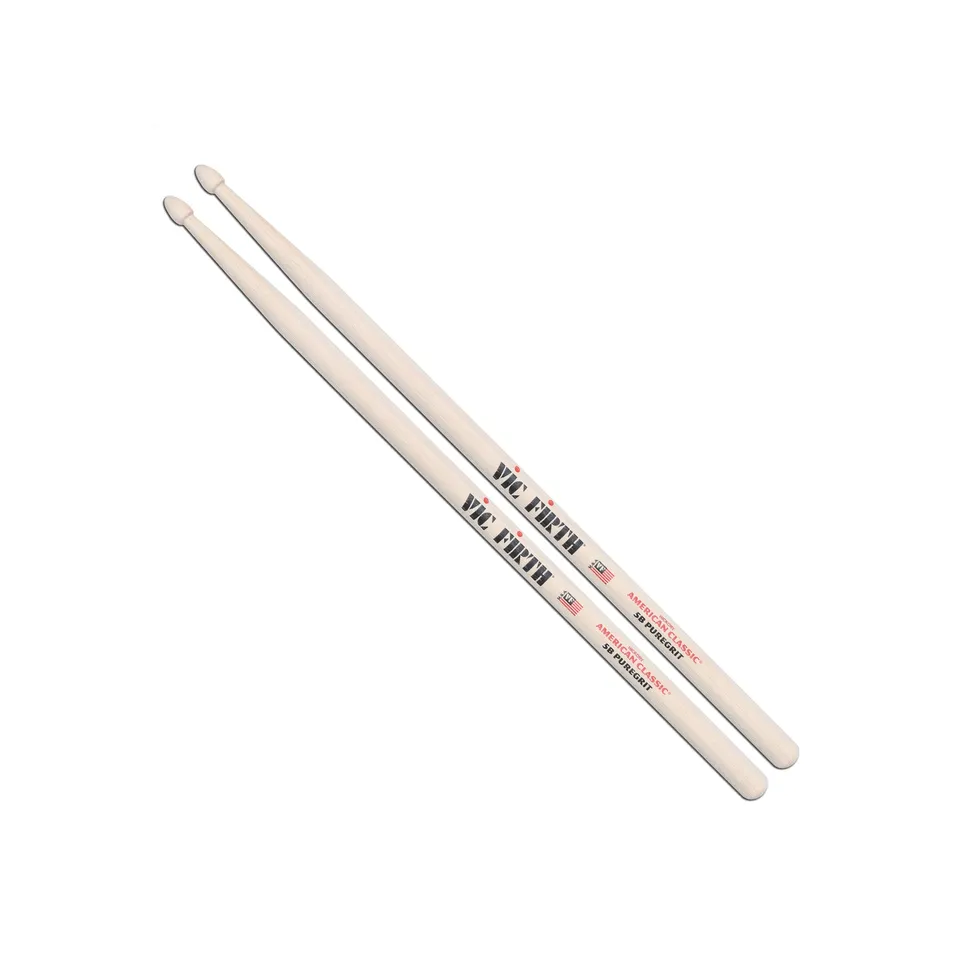 vic-firth-american-classic-5b-puregrit-baguettes-batterie image 1