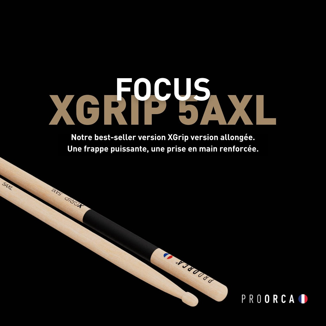 pro-orca-xgrip-5axl-baguettes-hickory-grip-extra-longues image 6