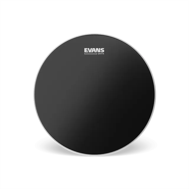 evans-onyx-snare-batter-peau-caisse-claire-noire-2-plis image 1