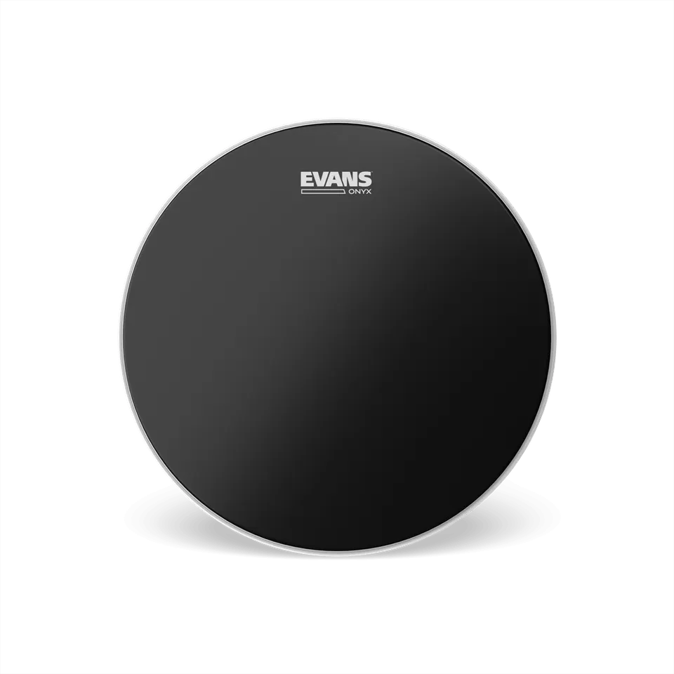 evans-onyx-snare-batter-peau-caisse-claire-noire-2-plis image 1