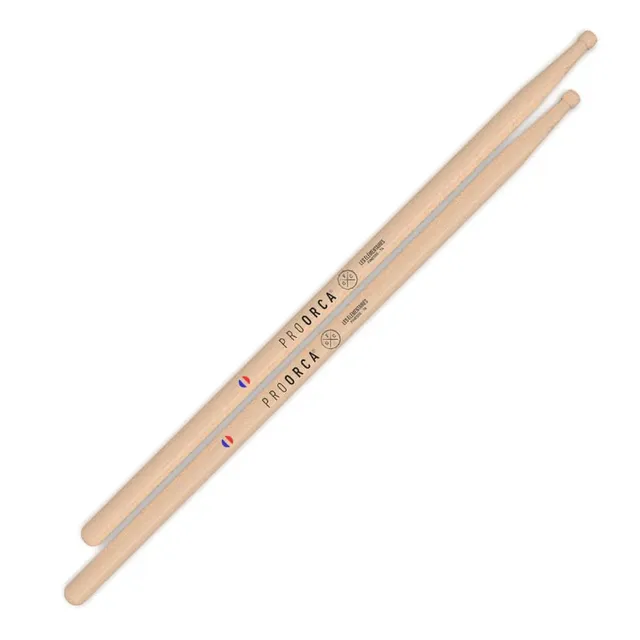 pro-orca-signature-7a-baguettes-batterie-hickory-french-grip image 1