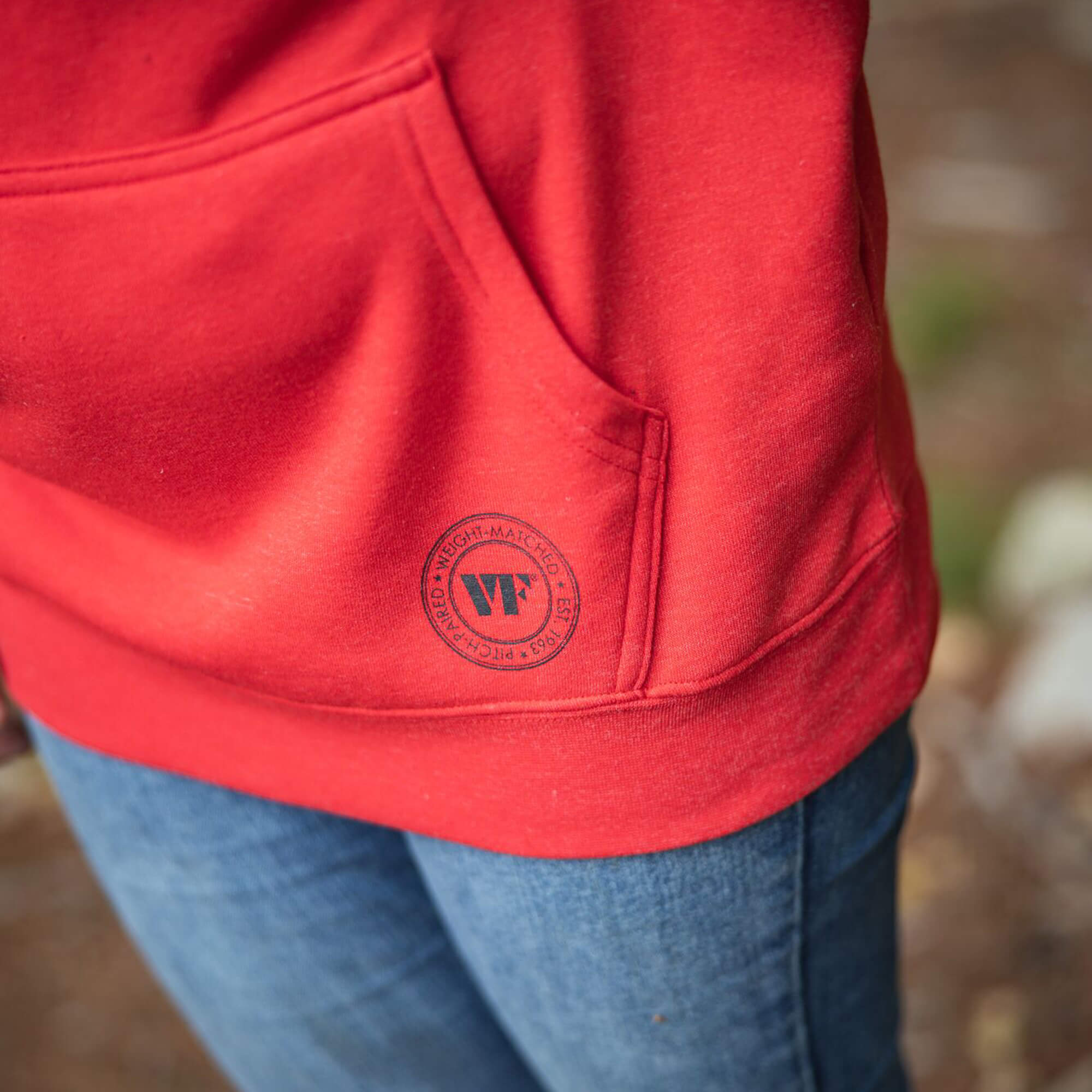 vic-firth-american-classic-sweat-capuche-rouge-logo-appliqu image 6
