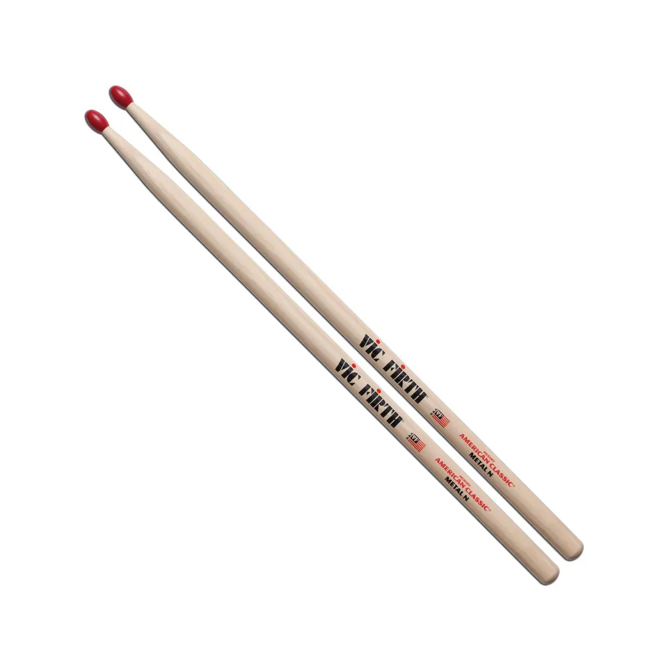 vic-firth-american-classic-metal-baguettes-batterie-nylon-longues image 1