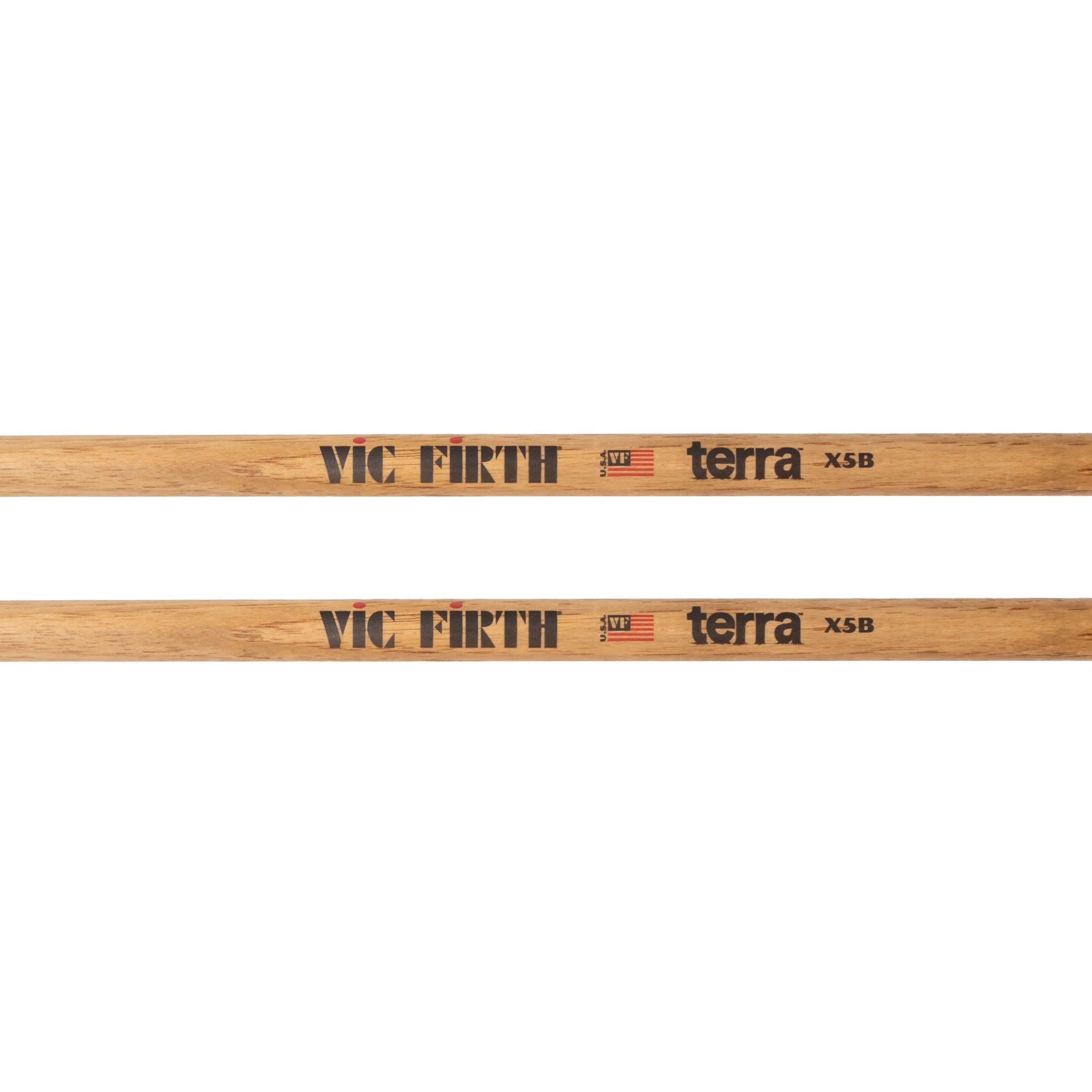 vic-firth-terra-x5bt-baguettes-batterie-hickory-pointe-bois image 2