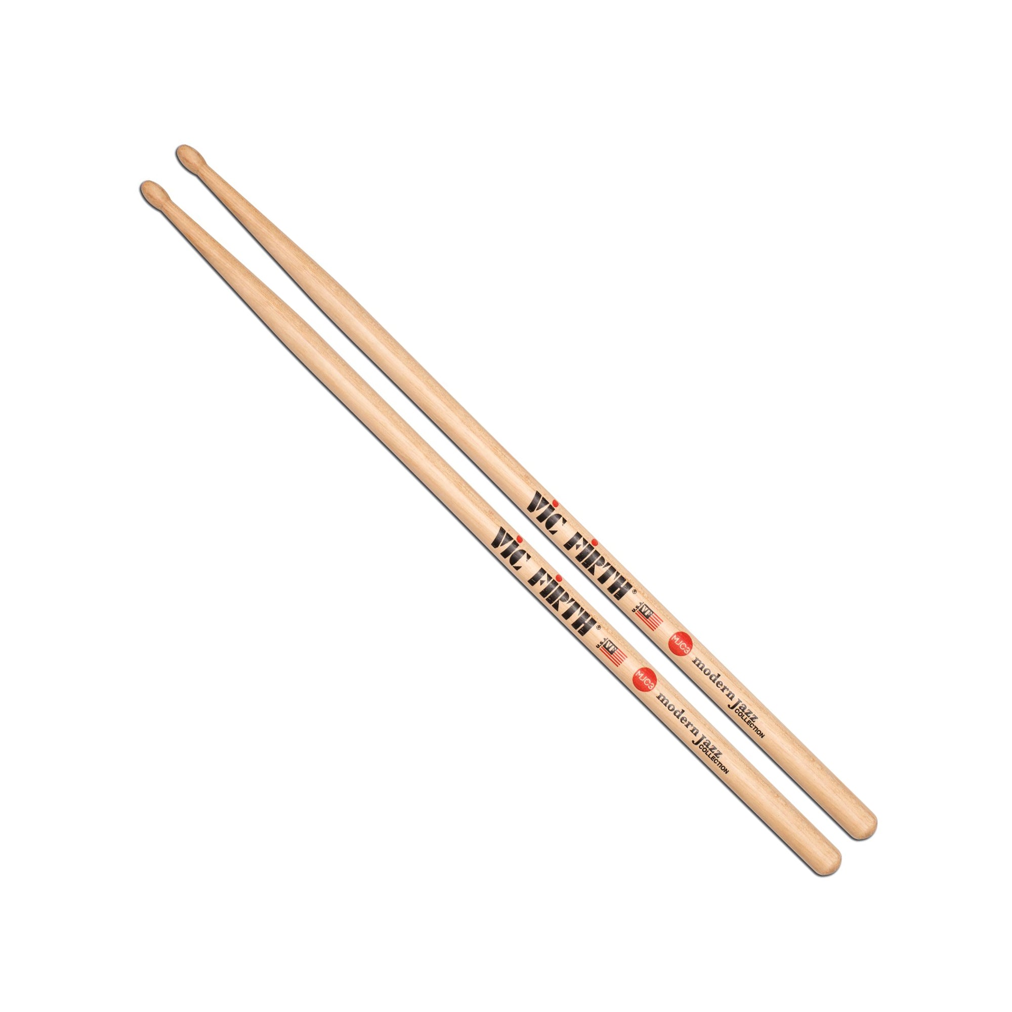 vic-firth-modern-jazz-mjc3-baguettes-batterie-jazz-8d image 1