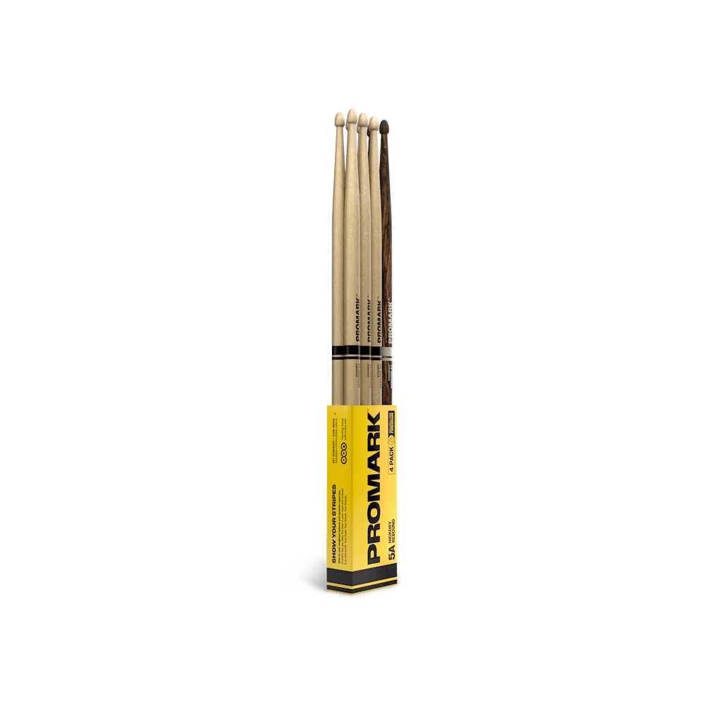 promark-firegrain-rebound-5a-pack-4-paires-baguettes-batterie image 1