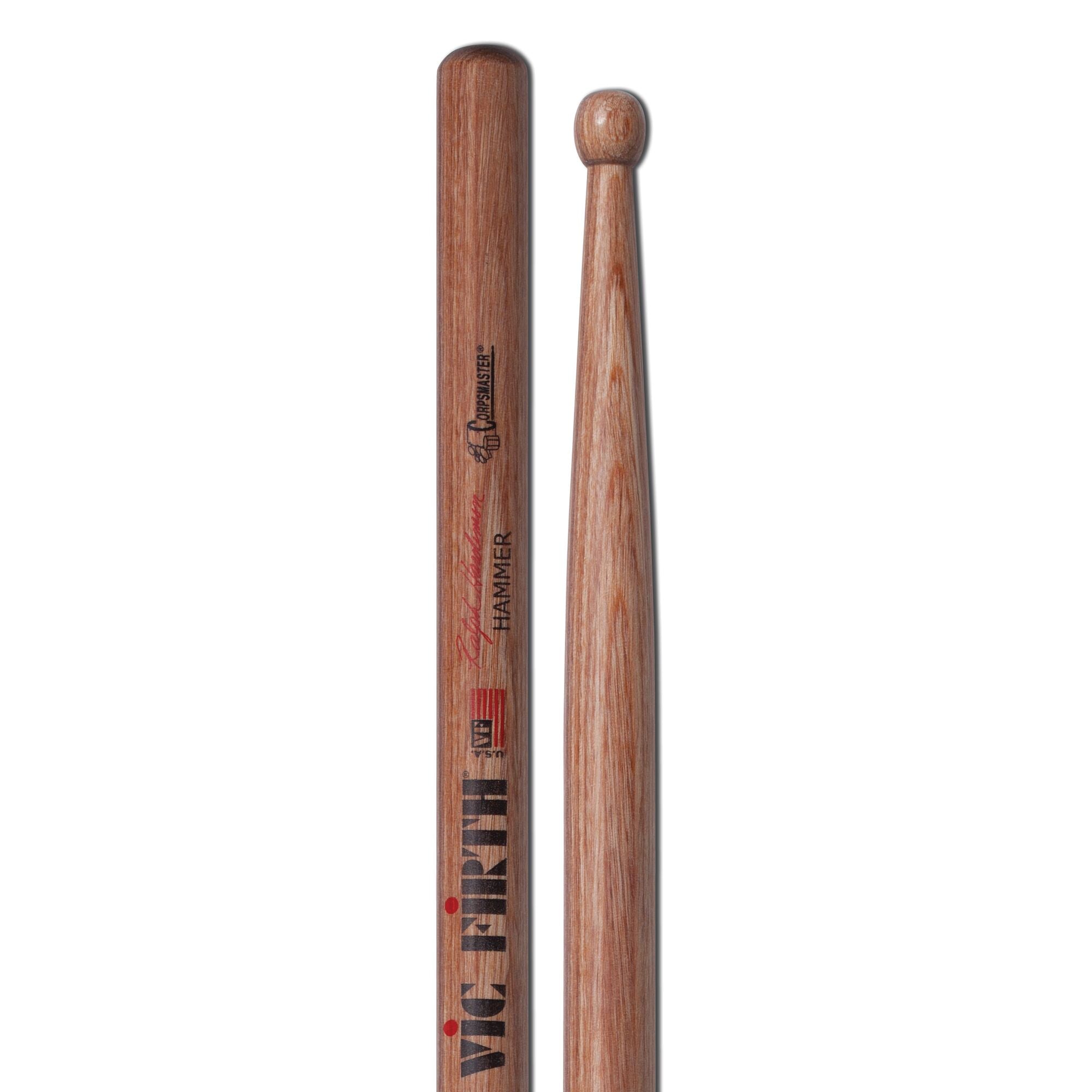 vic-firth-corpsmaster-hardimon-hammer-baguettes-marching image 4